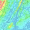 Ciudad de Jersey topographic map, elevation, terrain