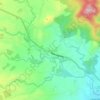 Kalasungay topographic map, elevation, terrain