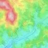 Kogelberg topographic map, elevation, terrain