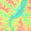 Gaivota topographic map, elevation, terrain