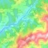Baeres topographic map, elevation, terrain