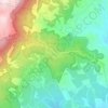 RSCN Dibeen Forest Reserve topographic map, elevation, terrain