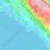 Banjol topographic map, elevation, terrain