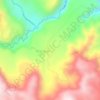 Santa Leticia topographic map, elevation, terrain