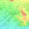 Marrachí topographic map, elevation, terrain