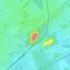 Tetraeder topographic map, elevation, terrain