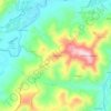 Montefabbri topographic map, elevation, terrain