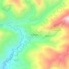 El Crucero topographic map, elevation, terrain