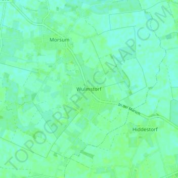 Wulmstorf topographic map, elevation, terrain