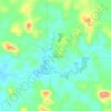 Nova União topographic map, elevation, terrain