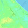 Areias Alvas topographic map, elevation, terrain