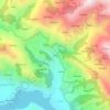 Ind topographic map, elevation, terrain