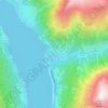 Graun im Vinschgau - Curon Venosta topographic map, elevation, terrain