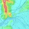 Arashiyama topographic map, elevation, terrain