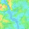Kerentrech topographic map, elevation, terrain