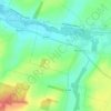 Chemin de Bailly topographic map, elevation, terrain