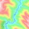 沙德镇 topographic map, elevation, terrain