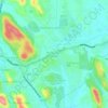 Munagama West topographic map, elevation, terrain