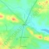 Afienya topographic map, elevation, terrain