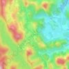 Duas Bocas topographic map, elevation, terrain