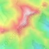 Pico do Calçado topographic map, elevation, terrain