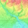 Canonica topographic map, elevation, terrain