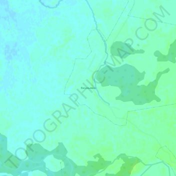 Васильевка topographic map, elevation, terrain