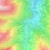 Le Serroz topographic map, elevation, terrain