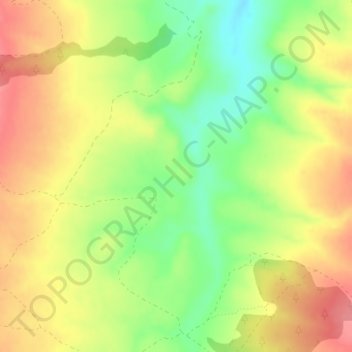 Roch topographic map, elevation, terrain