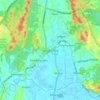 Sengkurong topographic map, elevation, terrain