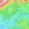 Ronchi topographic map, elevation, terrain
