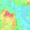 Courchamp topographic map, elevation, terrain