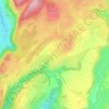 Charbonny topographic map, elevation, terrain