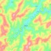 中寨镇 topographic map, elevation, terrain