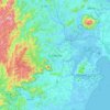 Cariacica topographic map, elevation, terrain