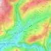 Cheneux topographic map, elevation, terrain