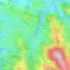 Guérande topographic map, elevation, terrain