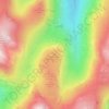 Seathwaite Fell (Wainwright) topographic map, elevation, terrain