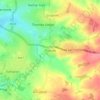 Thurnby topographic map, elevation, terrain