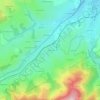 La Brocharie topographic map, elevation, terrain
