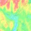 Godfrey Corner topographic map, elevation, terrain