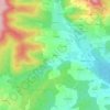 Adligen topographic map, elevation, terrain