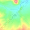 Middelpos topographic map, elevation, terrain