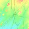 Nyazura topographic map, elevation, terrain