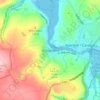 St Dogmaels topographic map, elevation, terrain