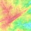 Le Petit Palais topographic map, elevation, terrain
