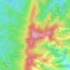 Уран topographic map, elevation, terrain
