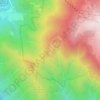 Prato Gervasio topographic map, elevation, terrain