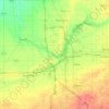 Flint topographic map, elevation, terrain