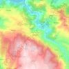Tabuaço topographic map, elevation, terrain